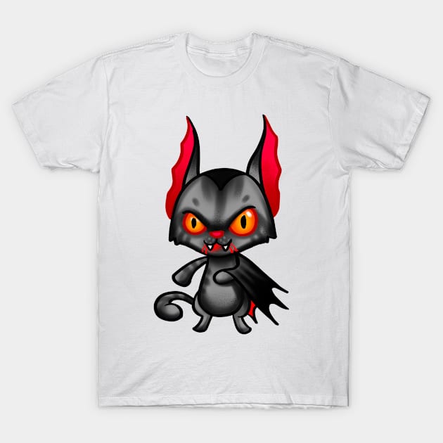 Vampire cat T-Shirt by HandsHooks